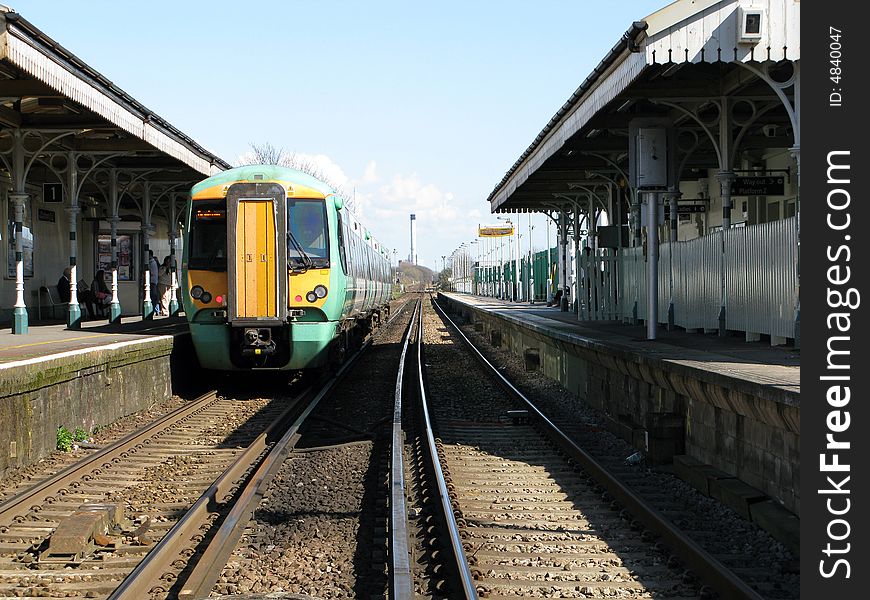 Urban train taking workers around in place of the car