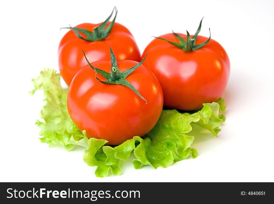 Three tomatoes