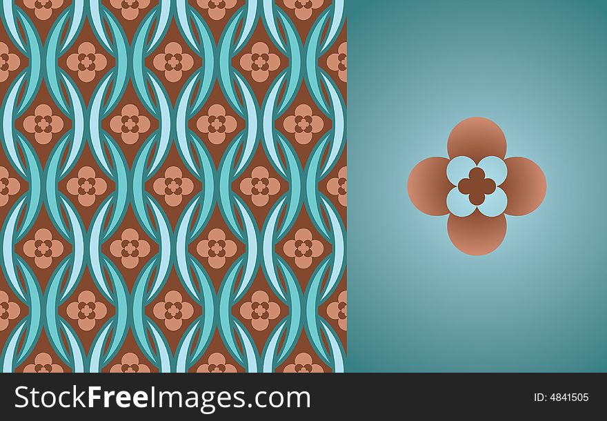 Seamless background from a floral ornament, Fashionable modern wallpaper or textile. Seamless background from a floral ornament, Fashionable modern wallpaper or textile