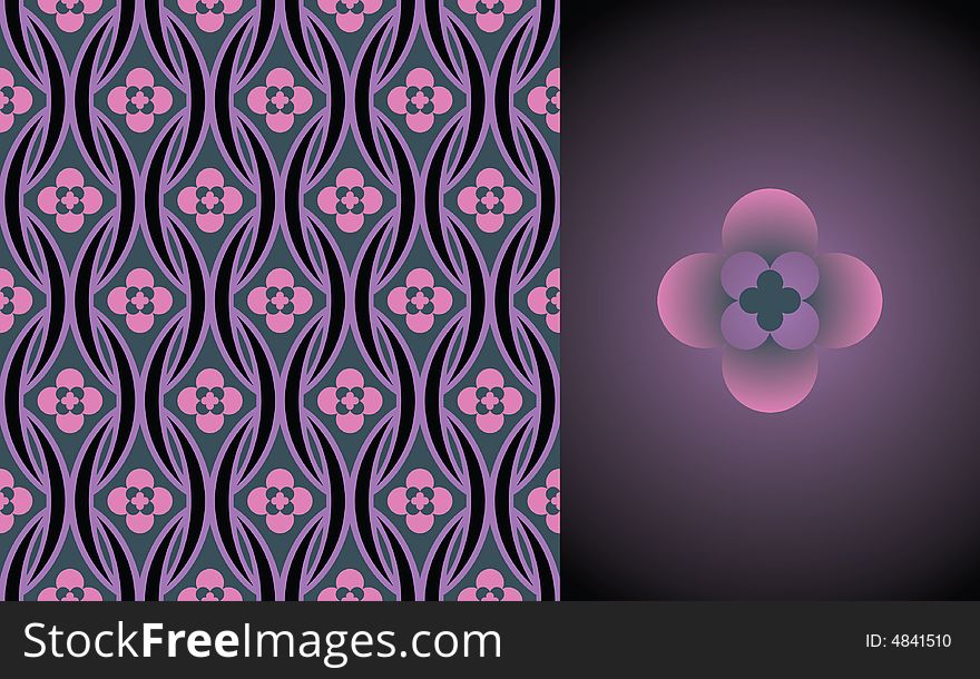 Seamless background from a floral ornament, Fashionable modern wallpaper or textile. Seamless background from a floral ornament, Fashionable modern wallpaper or textile