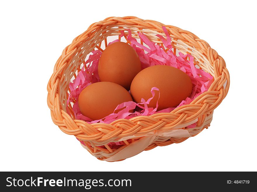 Three eggs in the basket