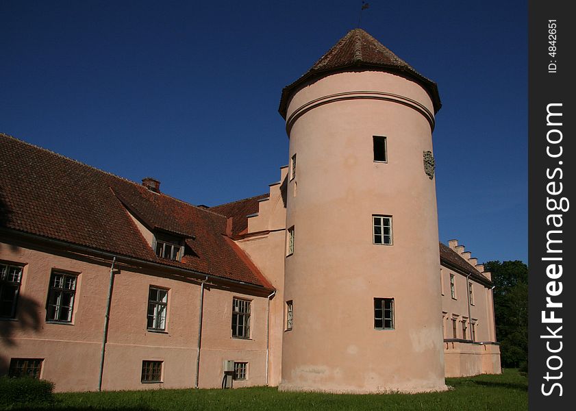 Old castle in Ēdole, Kurzeme, Latvia