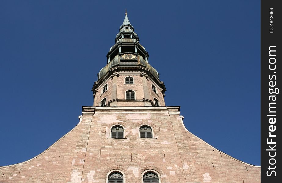 Saint Peter church in Riga, Latvia