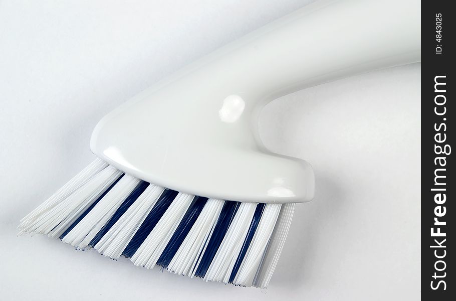 Grout brush - closeup on white background