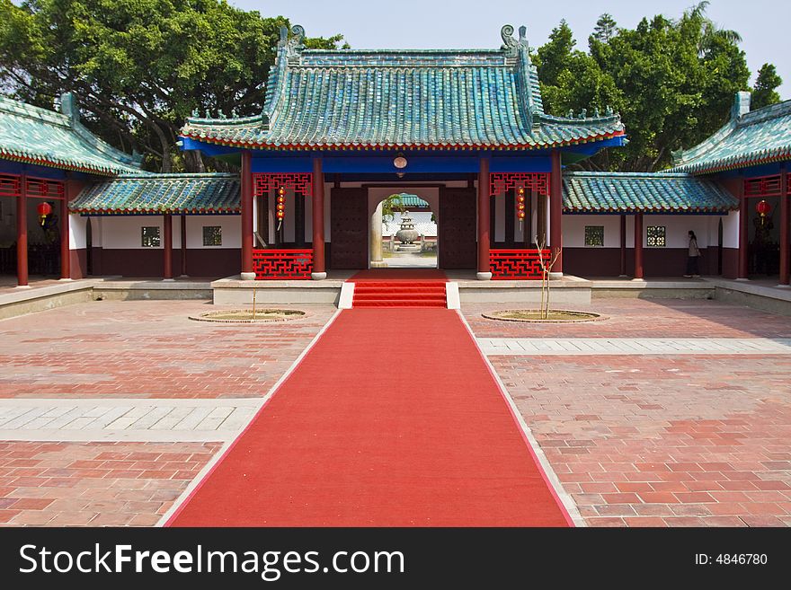 Old Chinese Temple in Taiwan. Old Chinese Temple in Taiwan