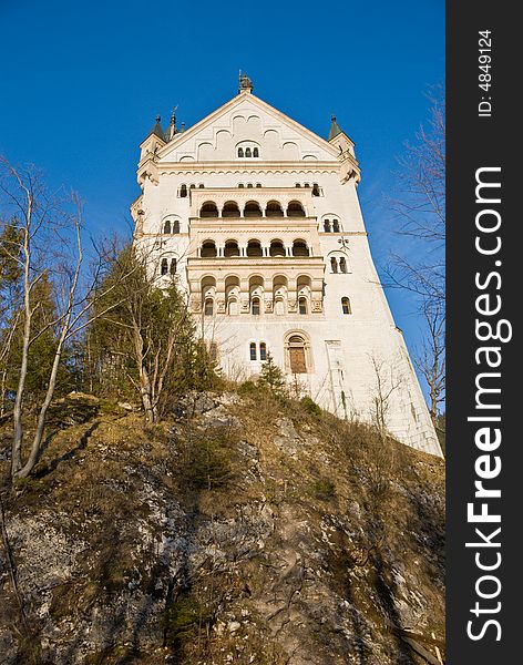 Famous Bavarian castle Neuschwanstein. Schwangau, Bavaria, Germany.