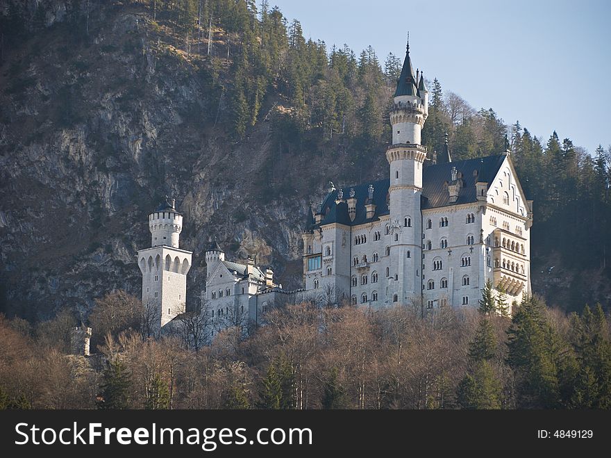 Famous castle Neuschwanstein. Bavaria, Germany.