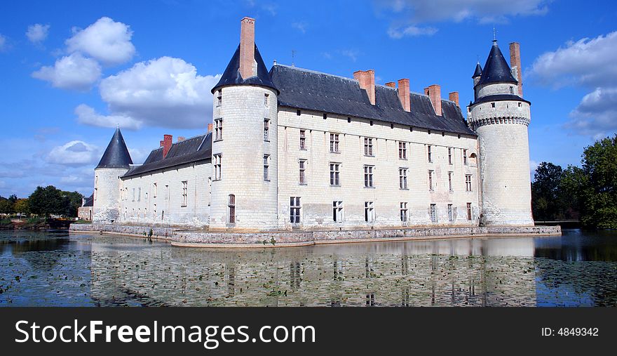 Chateau and Moat, France