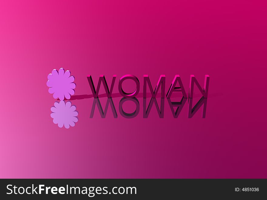 Logo Business, Pink Woman