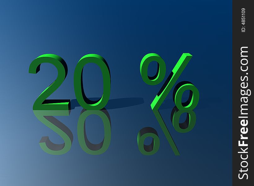 Logo Business, 	Twenty	Percentage