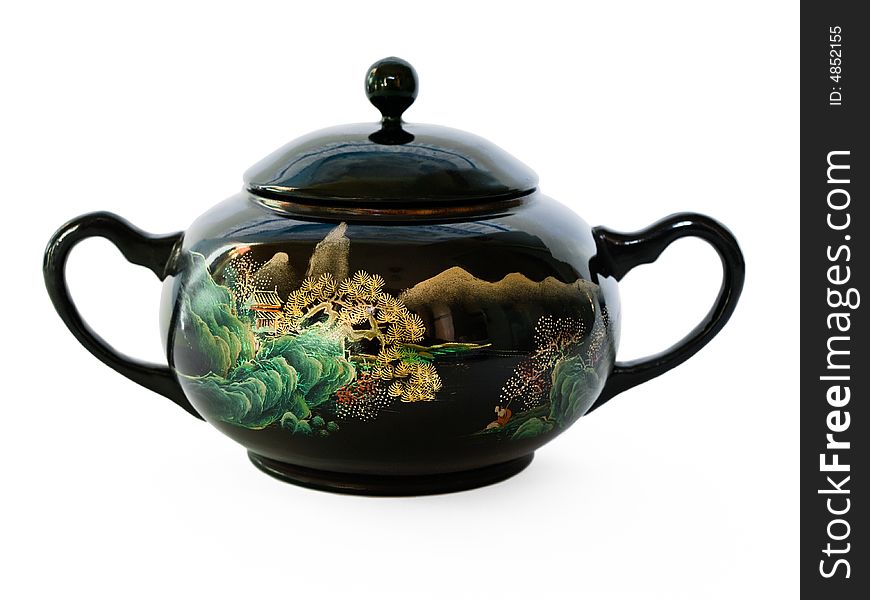 Ancient China sugar bowl