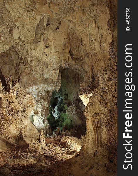 Cave scene from the Big Room Tour - Carlsbad Caverns National Park