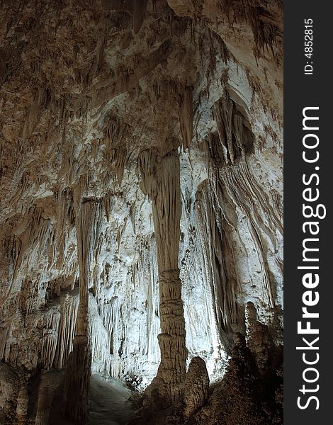 Cave scene from the Big Room Tour - Carlsbad Caverns National Park