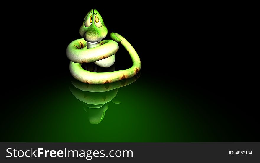 Cartoon snake