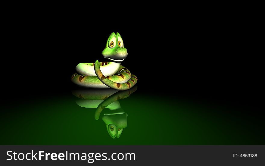 Cartoon snake