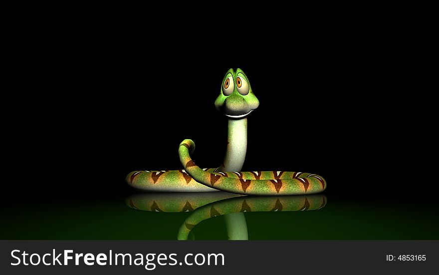 Cartoon snake