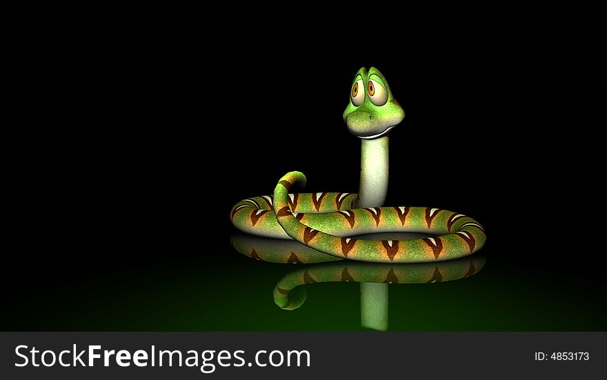 Cartoon snake