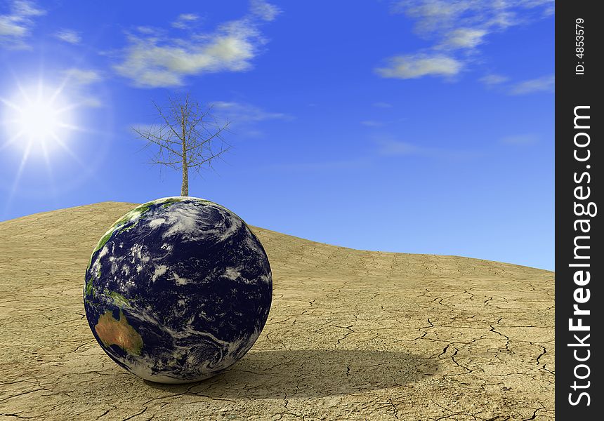 Desert globe