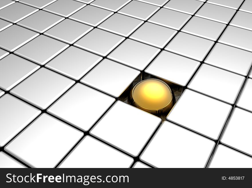 Different element abstract 3d background