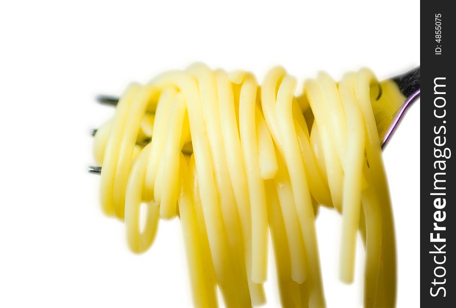 Italian Spaghetti And Fork