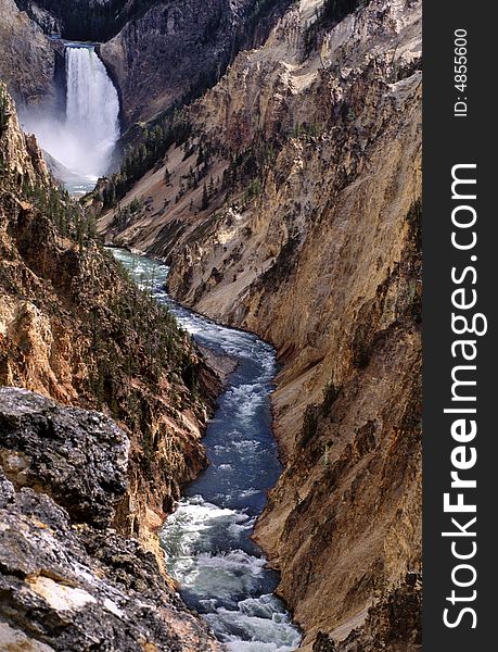 Yellowstone Falls, Grand Canyon of the Yellowstone, Yellowstone National Park