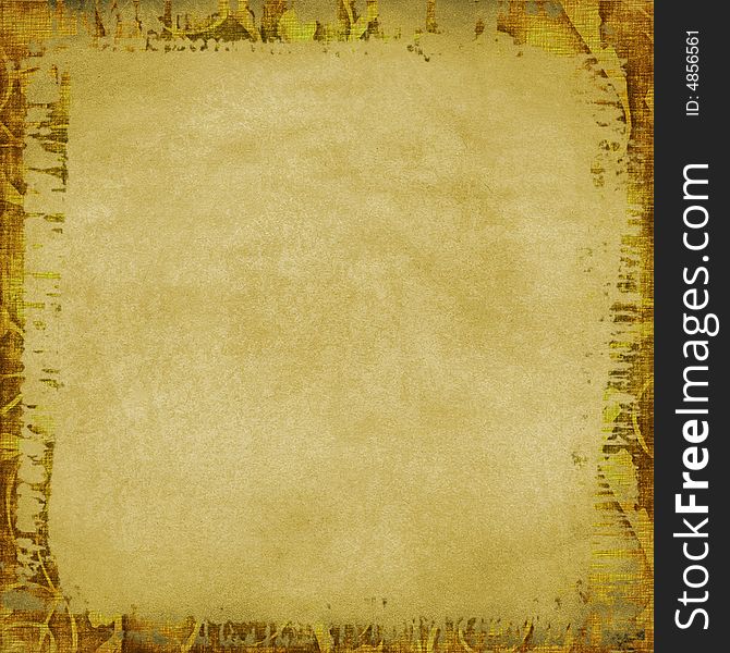 Grungy canvas with space for text or picture. Grungy canvas with space for text or picture