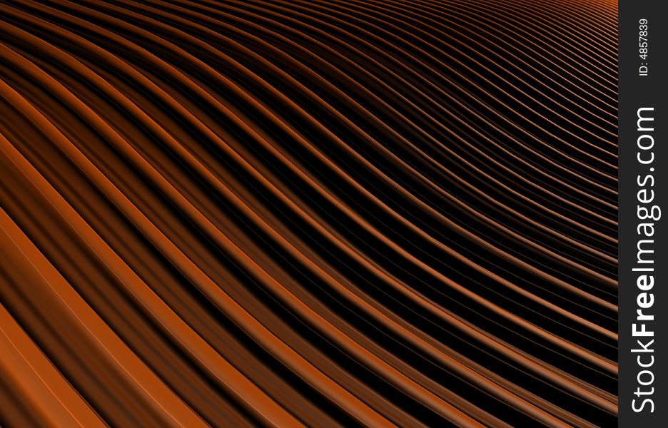 Abstract Brown Wavy Lines