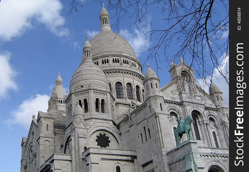 The Sacre Coeur in Paris , France