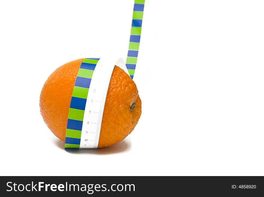 Orange and tape measure