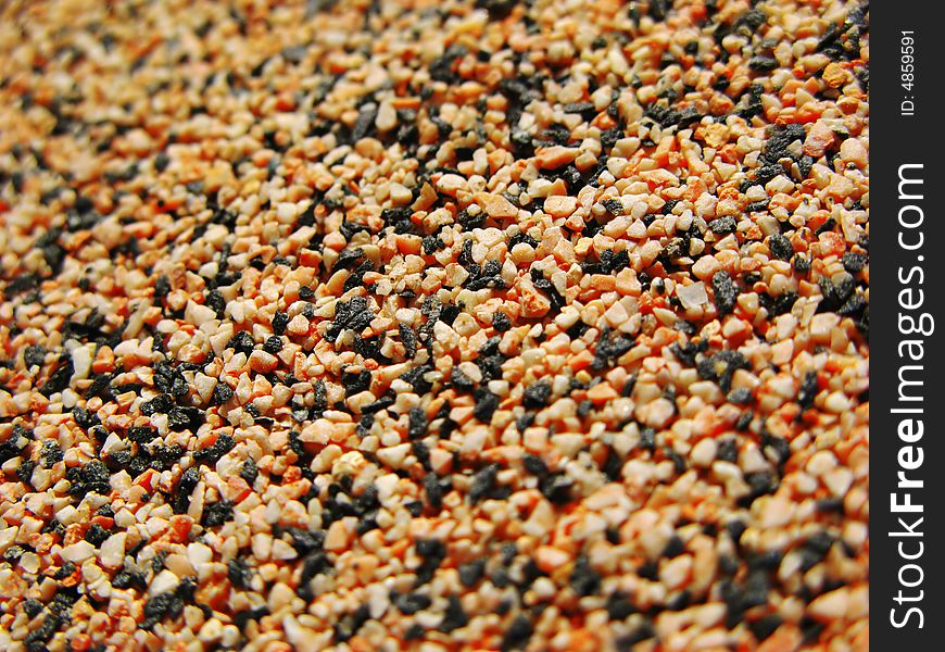 Crushed stones used in construction,  close up. Crushed stones used in construction,  close up