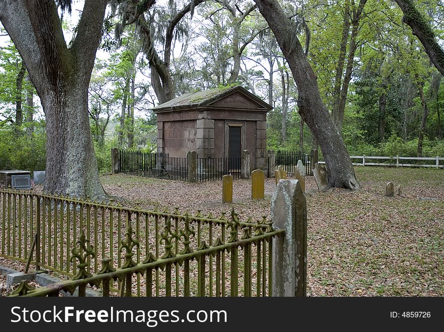 Cemetery from the Civil war in South Carolina. Cemetery from the Civil war in South Carolina