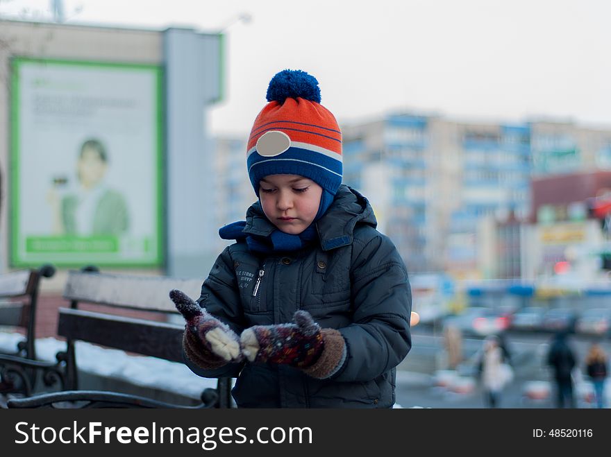 Boy on a walk