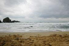 Beach Afternoon. Royalty Free Stock Photography Beach Afternoon. Royalty Free Stock Photography