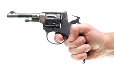 Hand With Gun Royalty Free Stock Photography