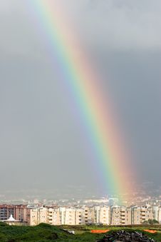 Rainbow In The House Stock Photo Rainbow In The House Stock Photo