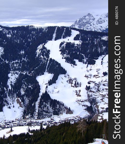 Photo of the Gabuhel mountain in the Austrian Alps, Skiamade region. Photo of the Gabuhel mountain in the Austrian Alps, Skiamade region