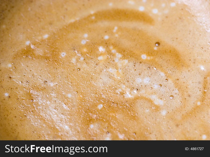 Close up of a coffe. Close up of a coffe