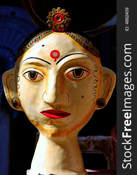 India, Rajasthan, Jaisalmer: Marionette