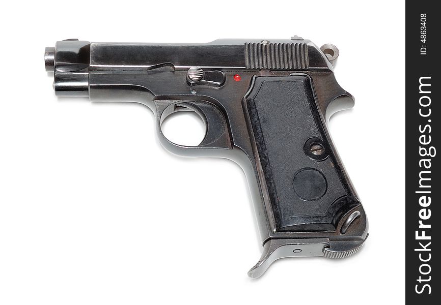 Gun isolated over a white background