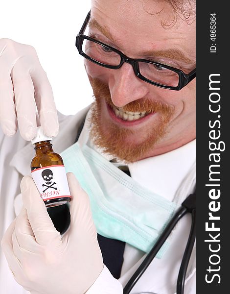 Doctor With Poison Bottle