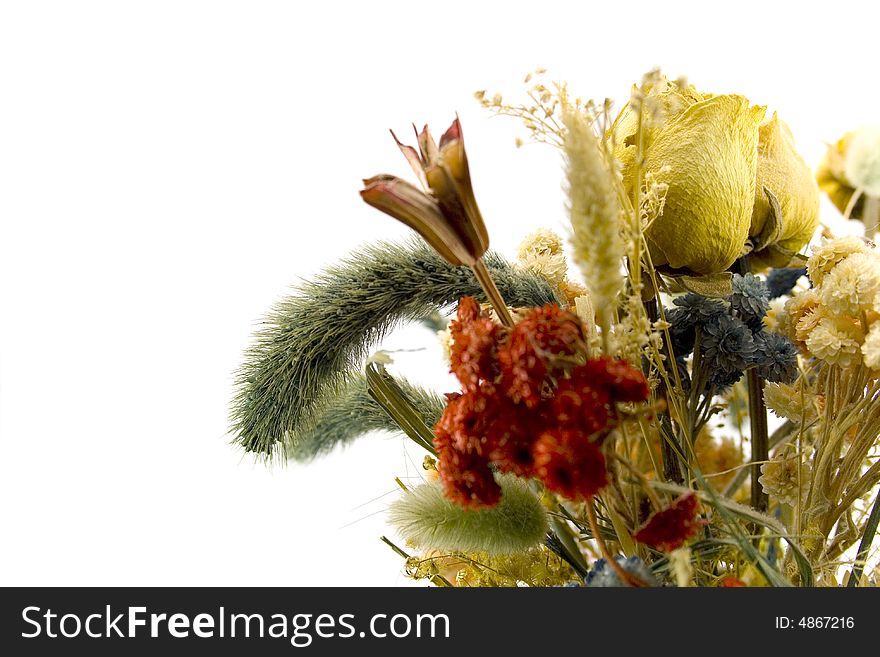 Close-up of dried bouquet