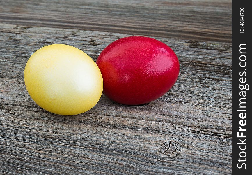 Colorful eggs on wood background. Colorful eggs on wood background