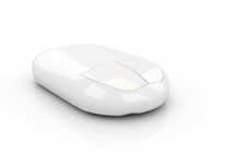 White Pc Mouse Royalty Free Stock Images