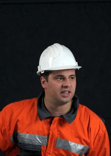 Portrait Of A Mine Worker Stock Image Portrait Of A Mine Worker Stock Image