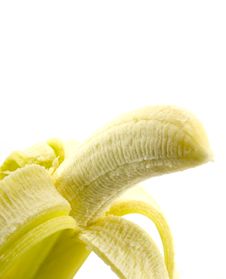 Banana Close-up Royalty Free Stock Photo Banana Close-up Royalty Free Stock Photo