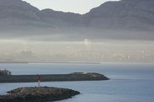 Sea Mist On Marseille, France Royalty Free Stock Photo