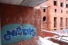 Graffiti Urban Building Royalty Free Stock Photos