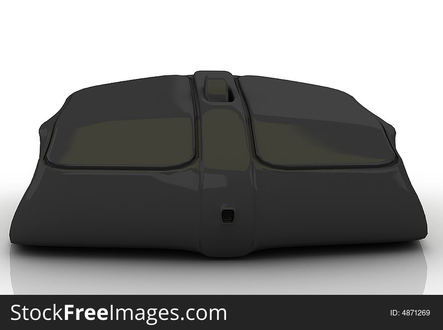 Black pc mouse