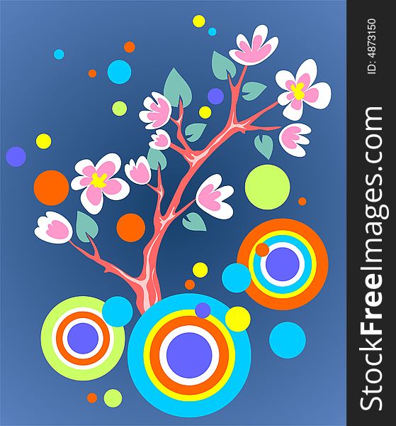 Blossoming branch