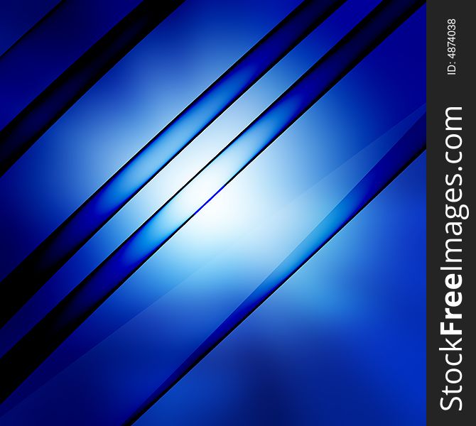 Background with blue shiny lines